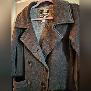 Grey Peacoat